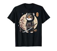 Tatouage japonais Samouraï Ninja Tigre Art japonais Kawaii T-Shirt