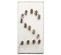 Tatouage kit de chiffres de 0 à 9 Kerbl Argenté 30x15x4 mm