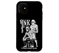 Tatouage Lincoln Washington Encre Humoristique Does A Body Good Coque pour iPhone 11