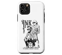Tatouage Lincoln Washington Encre Humoristique Does A Body Good Coque pour iPhone 11 Pro