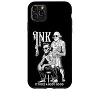 Tatouage Lincoln Washington Encre Humoristique Does A Body Good Coque pour iPhone 11 Pro Max