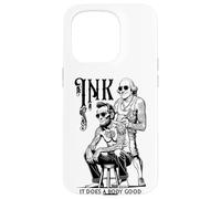 Tatouage Lincoln Washington Encre Humoristique Does A Body Good Coque pour iPhone 15 Pro
