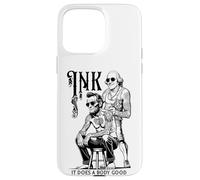 Tatouage Lincoln Washington Encre Humoristique Does A Body Good Coque pour iPhone 15 Pro Max