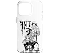 Tatouage Lincoln Washington Encre Humoristique Does A Body Good Coque pour iPhone 16 Pro