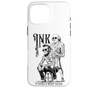 Tatouage Lincoln Washington Encre Humoristique Does A Body Good Coque pour iPhone 16 Pro Max