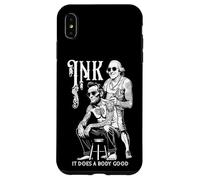 Tatouage Lincoln Washington Encre Humoristique Does A Body Good Coque pour iPhone XS Max