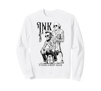 Tatouage Lincoln Washington Encre Humoristique Does A Body Good Sweatshirt