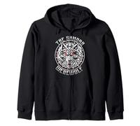 Tatouage Loup-Garou Samoan aux Yeux Rouges pour Homme Sweat à Capuche