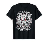 Tatouage Loup-garou Samoan aux yeux rouges pour homme T-Shirt