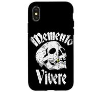 Tatouage Memento Vivere Tatouage Crâne Stoic Philosophers Coque pour iPhone X/XS