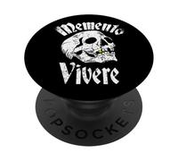 Tatouage Memento Vivere Tatouage Crâne Stoic Philosophers PopSockets PopGrip Adhésif