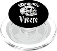 Tatouage Memento Vivere Tatouage Crâne Stoic Philosophers PopSockets PopGrip pour MagSafe
