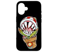 Tatouage Monstre Champignon piège à Mouches Venus Coque pour iPhone 16