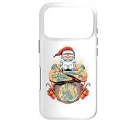 Tatouage Motard Père Noël drôle Design Vacances Noël Coque pour iPhone 17 Pro