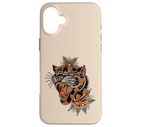 Tatouage Old School de panthère Traditionnelle américaine avec cœurs Coque pour iPhone 16 Plus