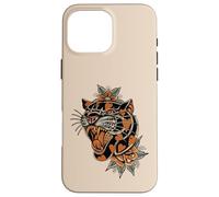 Tatouage Old School de panthère Traditionnelle américaine avec cœurs Coque pour iPhone 16 Pro Max