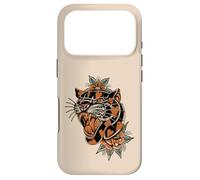 Tatouage Old School de panthère Traditionnelle américaine avec cœurs Coque pour iPhone 17 Pro