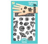 Djeco Tatouages enfant Polynésie Multicolore