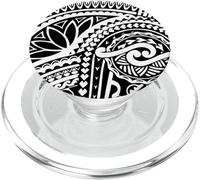 Tatouage Polynésien Hawaiian Tribal Samoan PopSockets PopGrip pour MagSafe