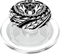 Tatouage polynésien Mignon hawaïen Tribal Motif Tortue Samoan PopSockets PopGrip pour MagSafe