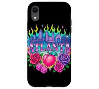 Tatouage rétro Atlanta - Motif : Horizon de pêche Coque pour iPhone XR