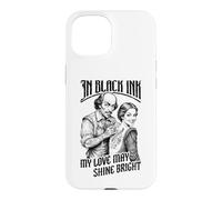 Tatouage Shakespeare à l'encre Noire drôle Vintage Jeune Fille Coque pour iPhone 15