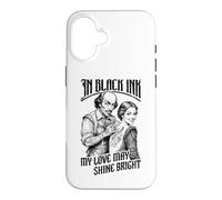 Tatouage Shakespeare à l'encre Noire drôle Vintage Jeune Fille Coque pour iPhone 16