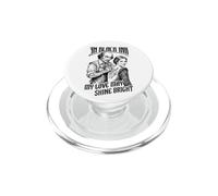 Tatouage Shakespeare à l'encre Noire drôle Vintage Jeune Fille PopSockets PopGrip pour MagSafe