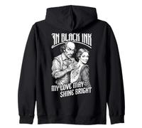 Tatouage Shakespeare à l'encre Noire drôle Vintage Jeune Fille Sweat à Capuche