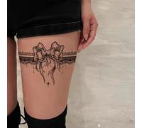 Tatouage Temporaire À Base De Plantes, Anneau De Jambe Sexy, Nœud, Poitrine, Taille, Bas Du Ventre, Autocollants, Faux, Étanche, Hommes Et Femmes, Semi-Permanent, Durée De 2 Semaines