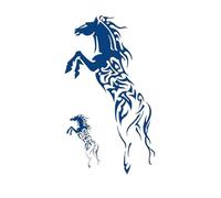 Tatouage temporaire imperméable longue durée, 8 feuilles, motif boussole, flèche, dragon, for hommes et femmes(16)