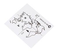 Tatouage Temporaire Imperméable Pour Homme Et Femme, Autocollant De Carte Du Monde, Art Corporel, Nouveau Design, Univers De Montagne, 1 Pièce