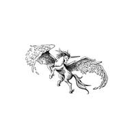 Tatouage Temporaire Licorne Cheval Volant, Ailes Durables, Totem Étanche