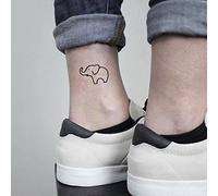 Tatouage Temporaire Petit éléphant (4 Pièces) - ohmytat.com
