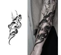 Tatouage temporaire serpent araignée scorpion, dure jusqu'à 15 jours, nouvelle technologie, autocollant magique semi-permanent imperméable.(714)
