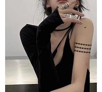 Tatouage Temporaire Simple En Forme D'Araignée, Bras, Poignet, Cuisse, Anneau, Autocollant, Faux, Imperméable, Semi-Permanent, Pour Femme Et Homme, Durée De 2 Semaines