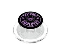 Tatouage tête de Mort pour Artiste tatoué et employé PopSockets PopGrip pour MagSafe