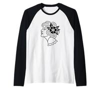 Tatouage Traditionnel American Old School Tattoo Vintage Lady Manche Raglan