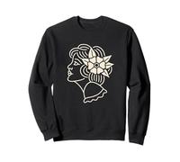 Tatouage Traditionnel American Old School Tattoo Vintage Lady Sweatshirt