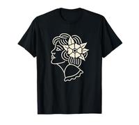 Tatouage Traditionnel American Old School Tattoo Vintage Lady T-Shirt