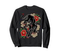 Tatouage Traditionnel Panthère Old-School Flash-Art Graphic Sweatshirt