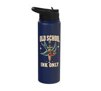 Tatouage Traditionnel Semeuse Couteau Style Old School Stainless Steel Insulated Water Bottle