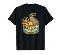 Tatouage Traditionnel Triste Fille en Larmes T-Shirt
