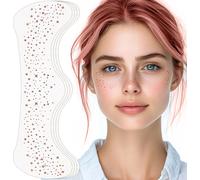 Tatouage Visage Paillettes Éphémères, 4 Pièces Étanches Étoiles Et Points Temporaires Or Rose, Festival, Henna