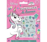 Tatouages De Licornes - Plus De 50 Tatouages Éphémères, 7 Coloriages