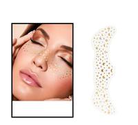 Tatouages De Taches De Rousseur PailletéEs, Autocollants ImperméAbles Durables, Autocollants De Taches De Rousseur De Maquillage PailletéS Mignons, AdaptéS Pour La FêTe, La Photographie 10 PièCes