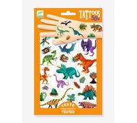 Tatouages Dino Club DJECO orange TU