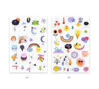Tatouages Emojis Météo Multicolore TU