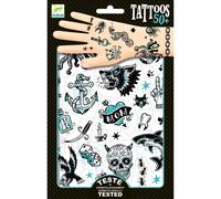 Djeco Tatouages Dark Side – 50 tatouages environ – 21 x 14 cm