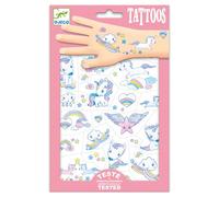 Tatouages pailletés enfant Licornes Djeco